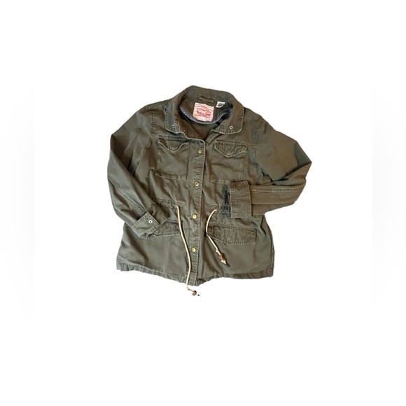 Levi’s Women’s Olive Green Military Utility Jacket, Size XS - Picture 6 of 8